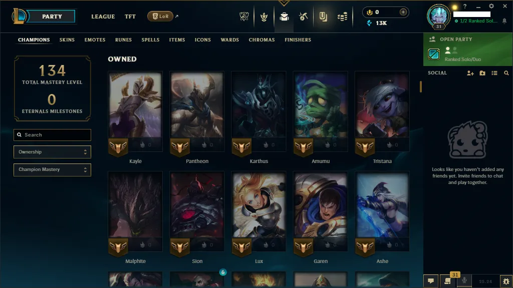 🌎NA🔥S15⭐️Iron 2 🏆+40 Champions ✅Owend Ann Sivir Sary (Mythic)🏆7 Skins Shard ❄️13k+ BE🔥Honor 3 ✅Unverified Email🚀instant delivery